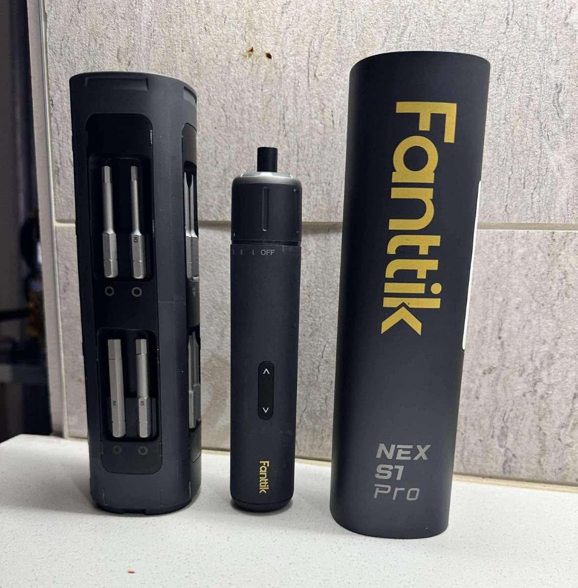 S1 Pro 3.7V Electric cordless Screwdriver, Power 14 S2 Steel Bits, 3 Torque Settings, Max 6 N.m, 2000mAh Battery, LED Light, 1/4''Hex