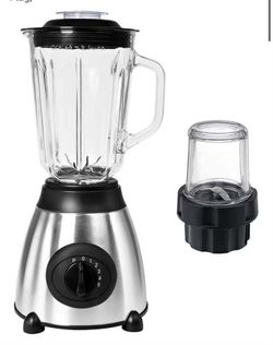 Ice crusher Fruit Juicer, Blenders, 1.5……L & 0.8L Large Glass Cup 5-speed Adjust