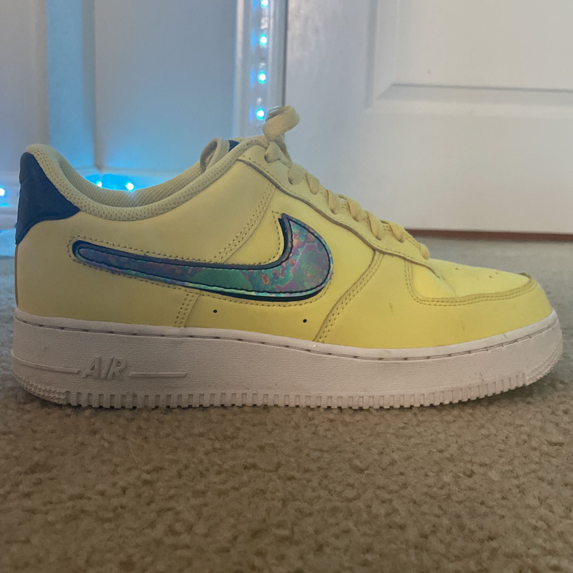 Nike Air Force 1 Brand New , Never Worn, Woman' 6 1/2, Mint Green LV Stencil  for Sale in Placentia, CA - OfferUp