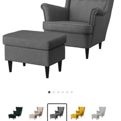 Armchair And Ottoman 