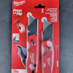 Milwaukee 2 PC Folding Utility Knife Set
