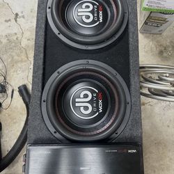 DB Drive WDX2K with box & DB Drive WDX3KG2 amp