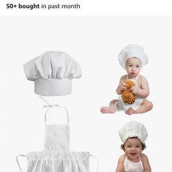 Baby Chef Apron And Hat 