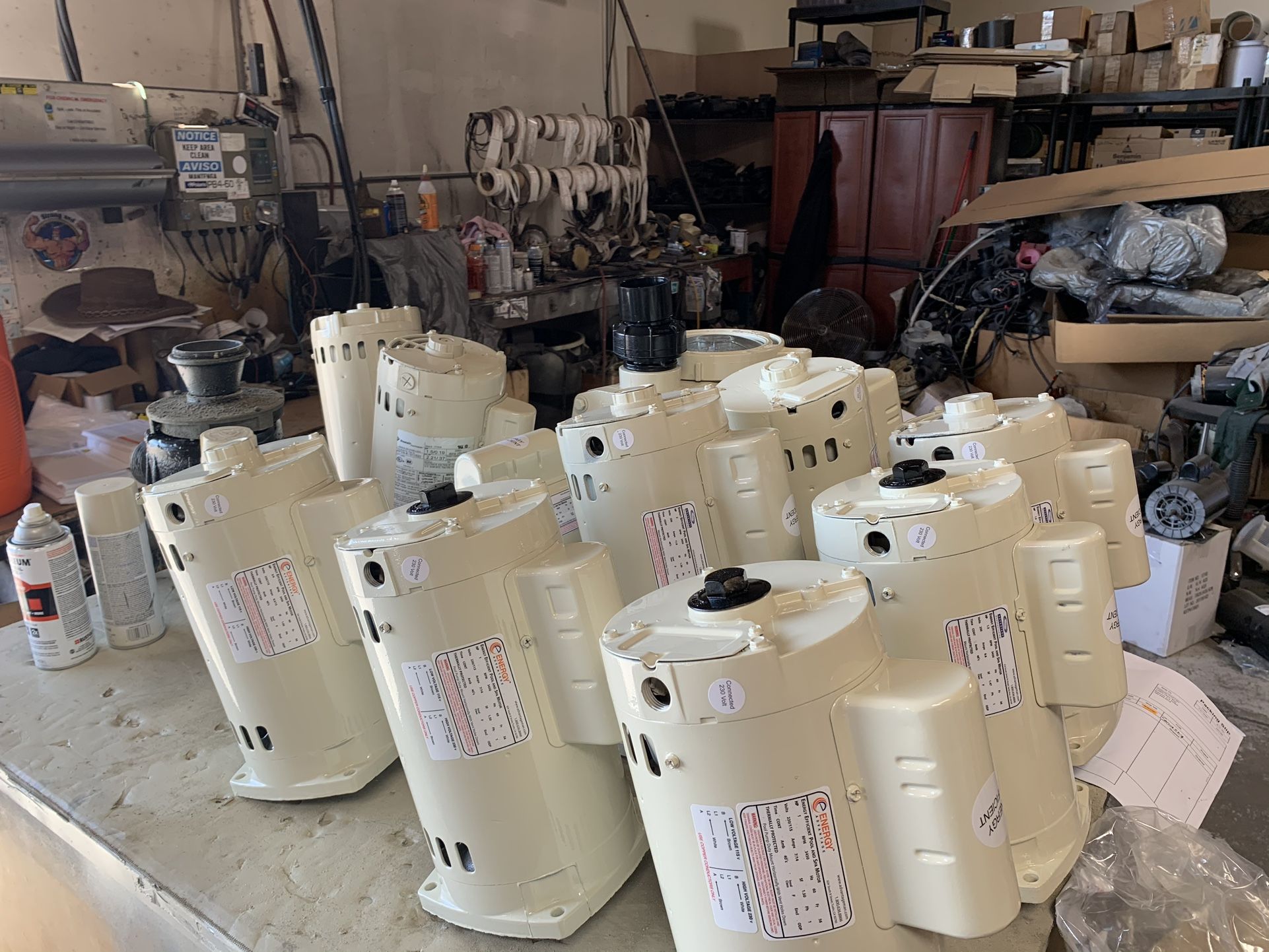 Remanufactured Inground Pool Motors 56Y & 56 J (Round body Threaded)