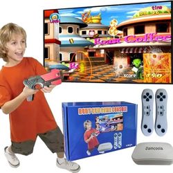 Body Gun Plug-And-Play TV Game Console With Built-in 900 Games