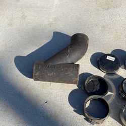 4”Cast Iron  Y And Couplings