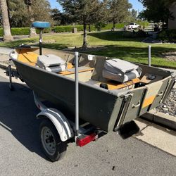 Restored-1972 Klamath 12’ Fishing Boat