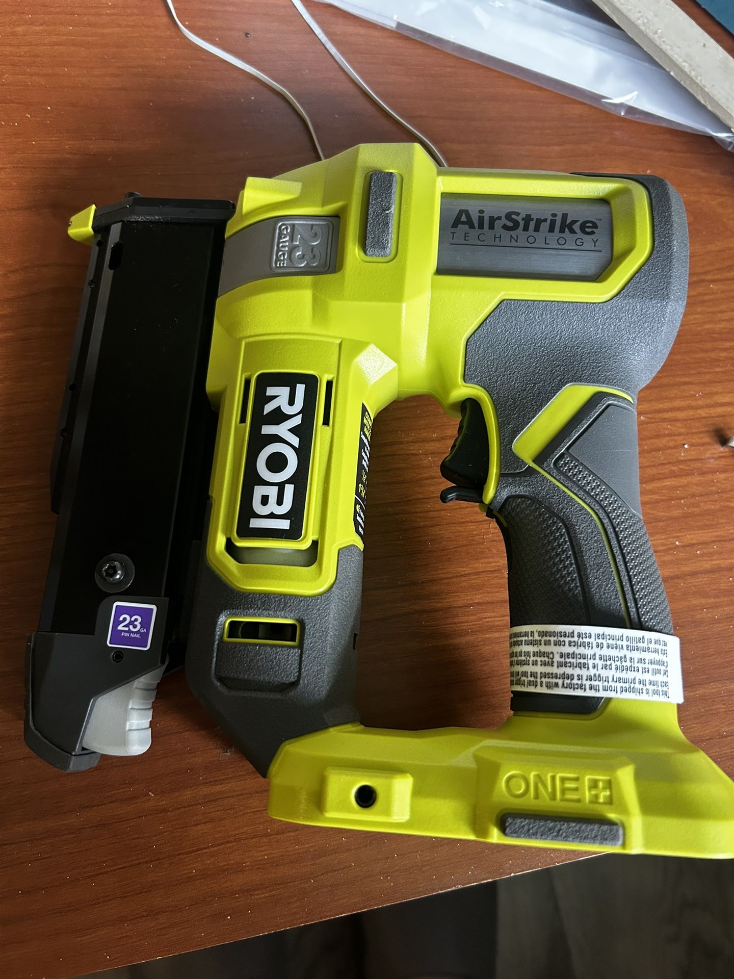 RYOBI 18V ONE+ Cordless AirStrike 23-Gauge Pin Nailer Brand New in the Box
