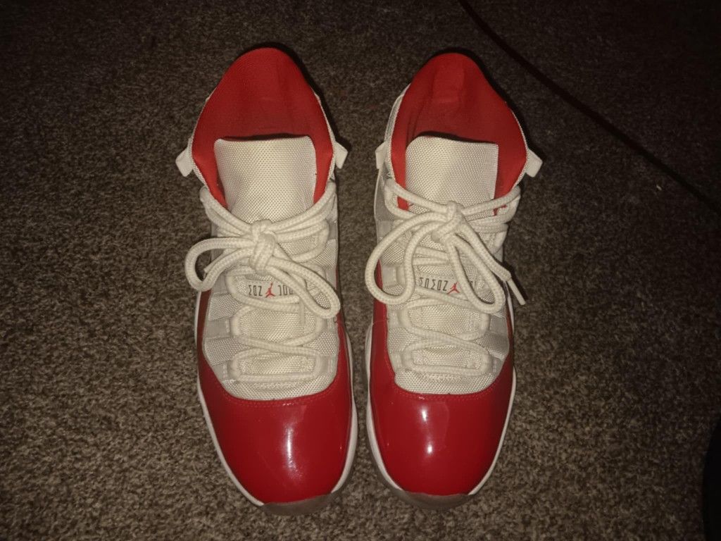 Size 10 New Cherry Jordan Retro 11s