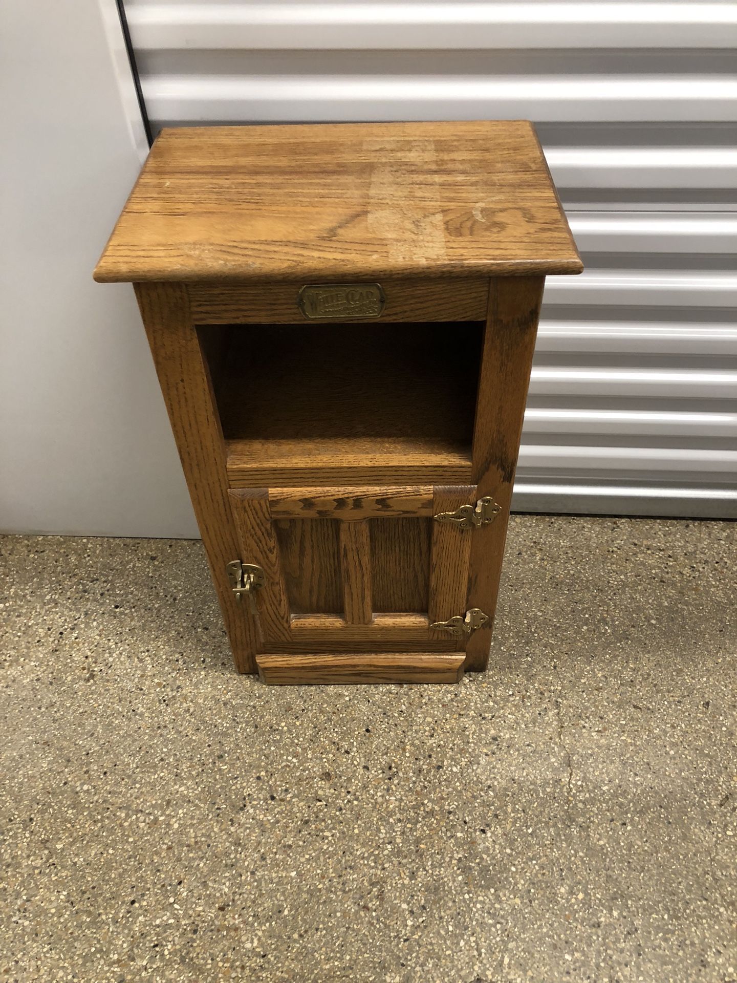 Wood Cabinet- White Clad
