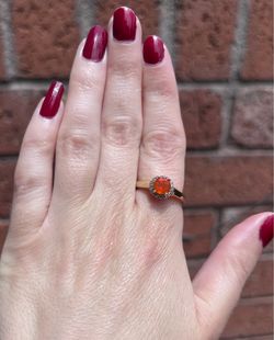 Fire Opal Ring