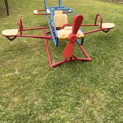 Kids Teeter Totter Plane