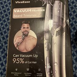 VivaEase Vacuum Beard Trimmer