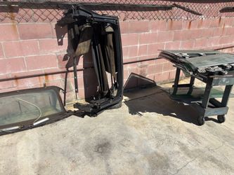 1980 to 1990 mustang complete convertible top and 67-8 mustang door glasses
