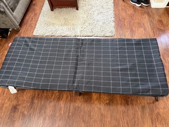 Coleman Folding Cot with Mattress Pad