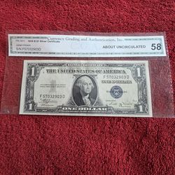 Collectible Coins &Currency One Dollar Bill