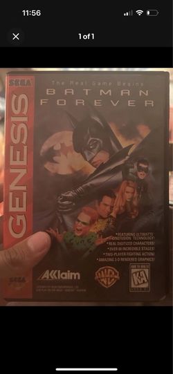Acclaim Batman Forever (Sega Genesis) Video Game KA Kids to Adults Batman
