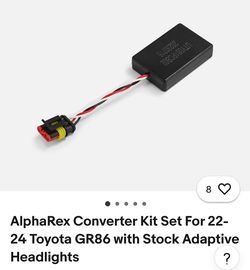 Converter for head lights BRZ 2023