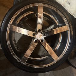 Tires And Rims (ravetti Rims) (dessert Storm Tires)