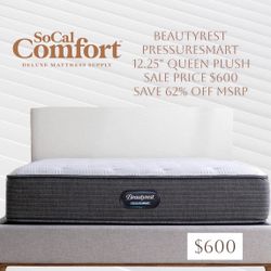 Mattress Sale❗️BeautyRest Queen Plush Mattress