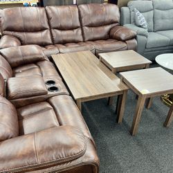 Stylish Reclining Couch And Loveseat!