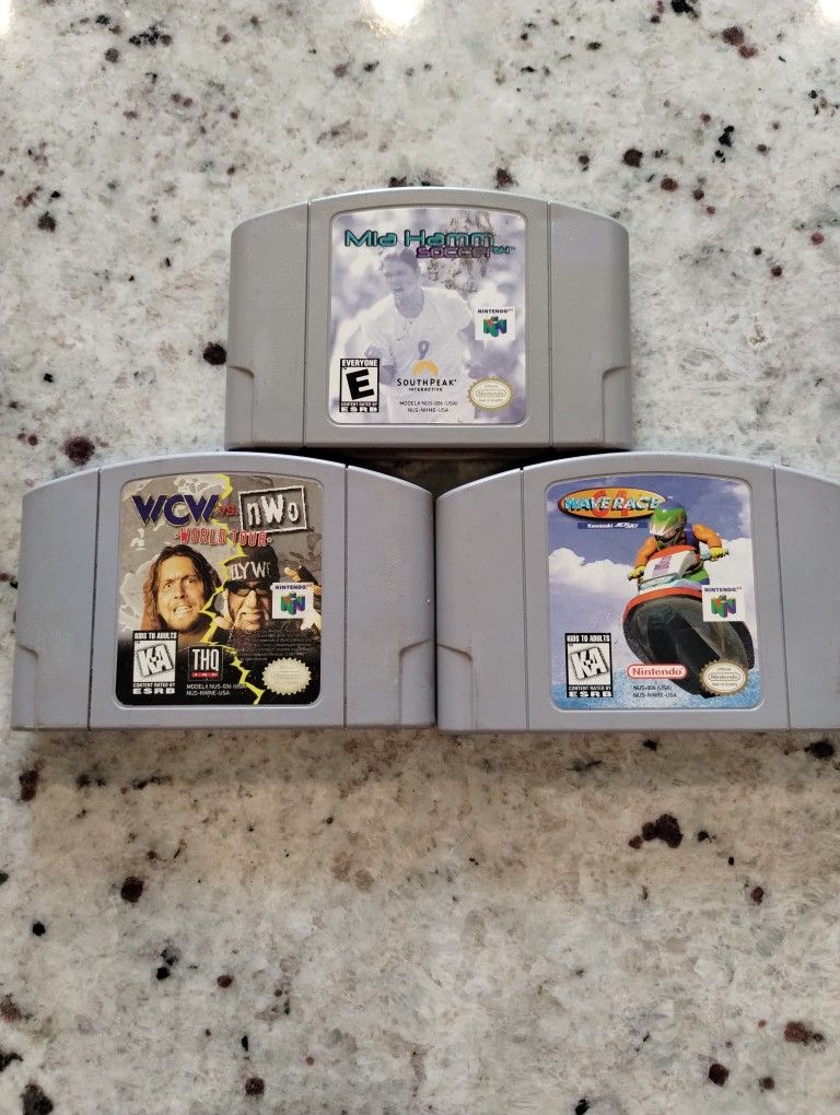 N64 And SNES games