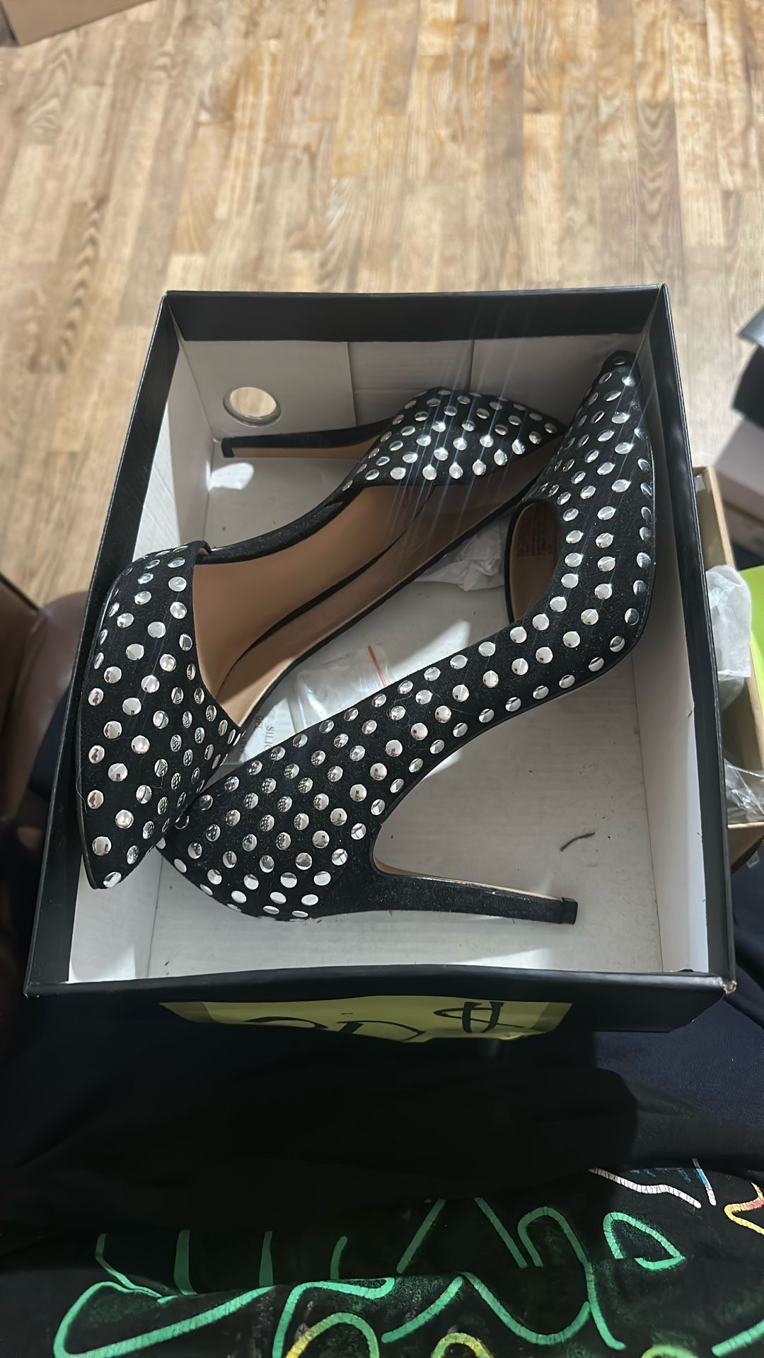 Studded heels