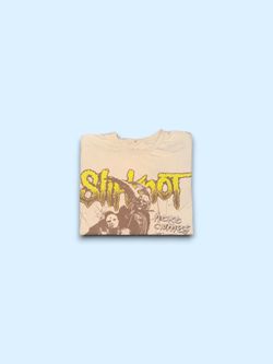 Slipknot 25th anniversary here comes the pain band tee shirt beige men’s large