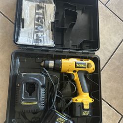 Drill Dewalt.  $60.  2 Batteries. 1 Charger Work Perfect 