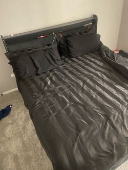 King size bed and mattress