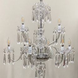 Waterford 9 Arm Crystal Chandelier 