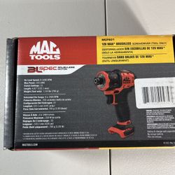 Mac Tools MCF601 12V MAX* 1/4" Drive Brushless Screwdriver(NEW)