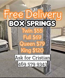 Box Springs Twin box Full box Queen box King box Bases para colchon Box spring