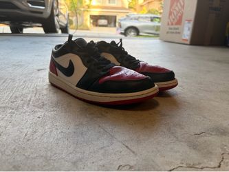 Air Jordan 1 Low “Bred Toe 2.0” (553558-161) Men’s Size 10.5