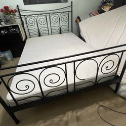 Queen headboard/frame & Box Spring $75