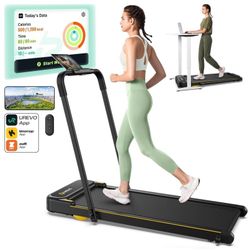 UREVO Smart 2-in-1 Folding Treadmill