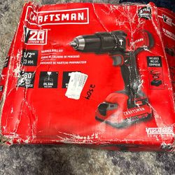 Craftsman V20 1/2” (13mm) Hammer Drill Kit