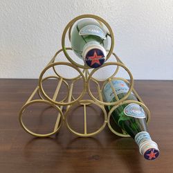 Gold Wine Rack