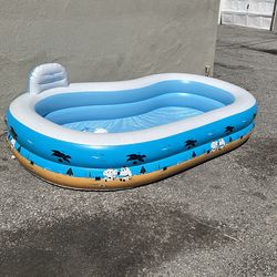 Inflatable swimming pool
