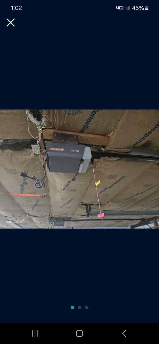Craftsman 1/2 Ho Garage Door Opener 