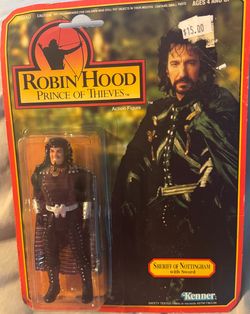 Robin Hood Prince of thieves Sheriff of Nottingham with sword