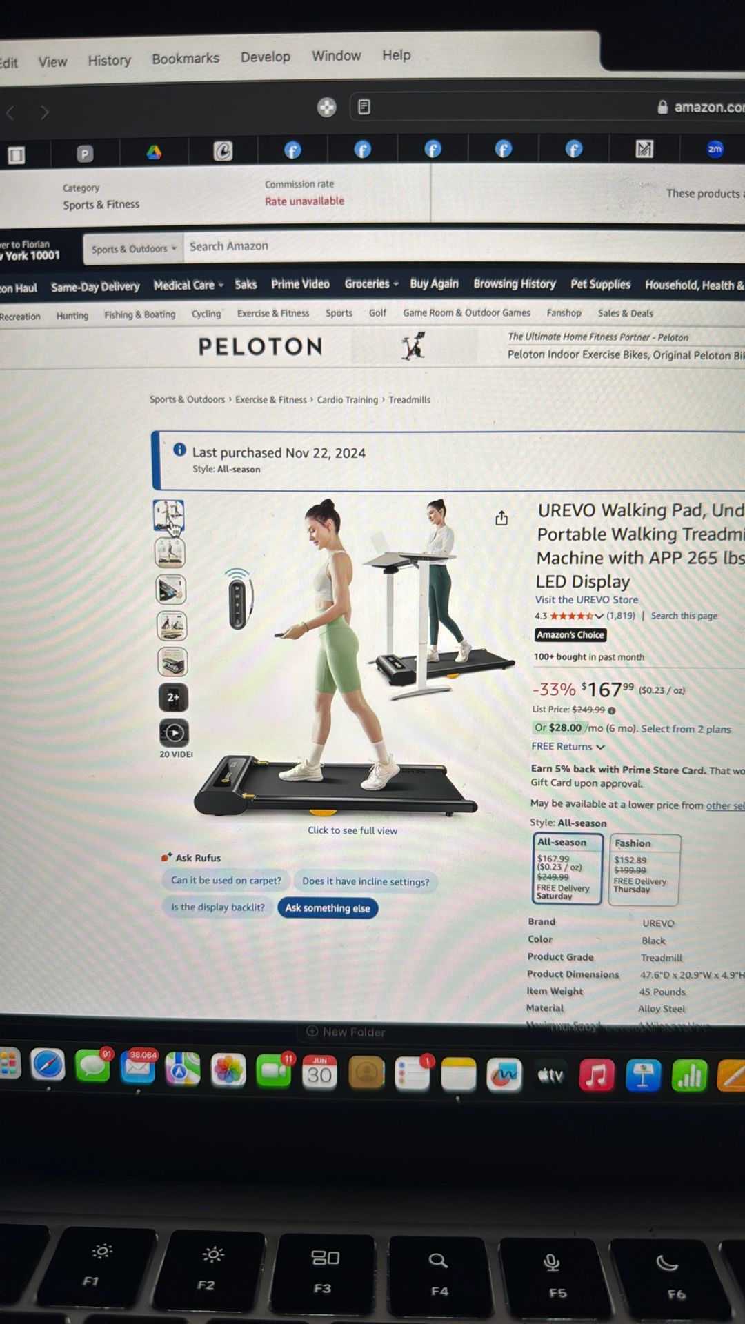Walking pad / Treadmill $100 OBO