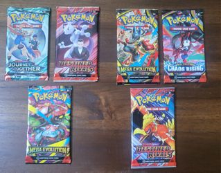 Various Pokémon Booster 6 Packs