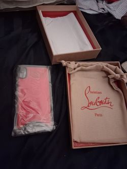 Christian Louboutin Red/ Black Phone Case