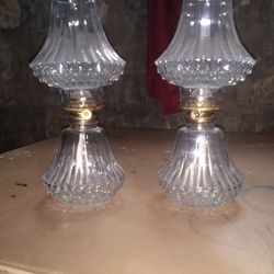 Vintage Lamplighter Farms Oil Lamps