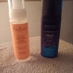 Shea Moisture Curl Mousse & Frizz Ease Styling Spray, New