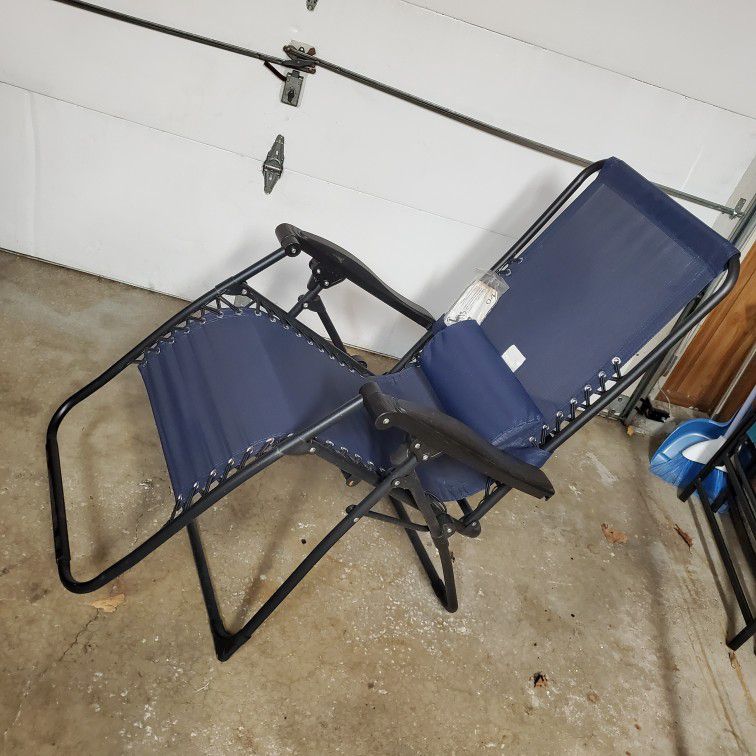 Navy Blue Zero G Lounge Chair