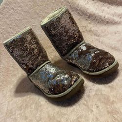 Gold Sequin UGG Boots