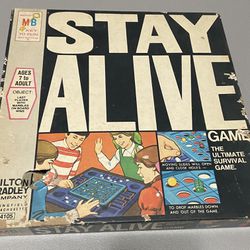 1970’s Stay Alive Board Game #4105