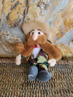 Creature Comforts 8" Camouflage Hunter Cowboy Stuffed Plush